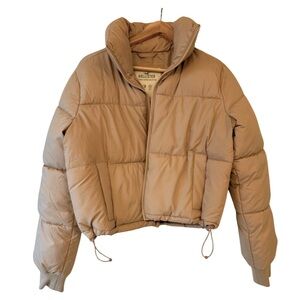 Hollister Beige Puffer